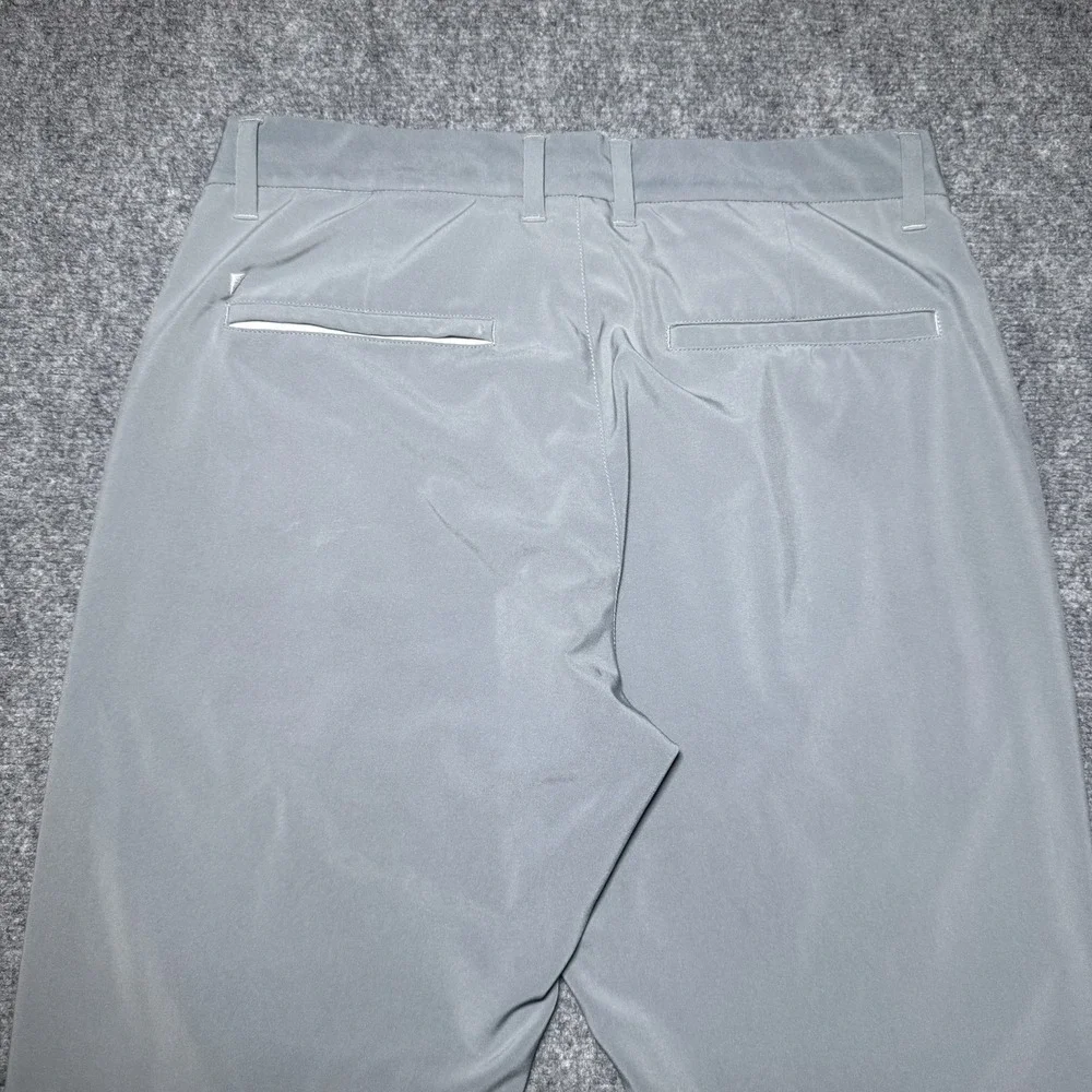 Primo Pants Men 31 Short Gray Golf Joggers Performance Stretch Ankle Zip 31x26